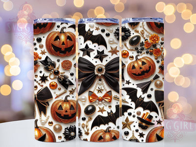 Pumpkin Coquette Bow Fall Tumbler, Fall Vibes Wrap, Coquette Bow Cup, 20Oz Sublimation Design, Autumn Bow Drinkware, Cute Pumpkin Tumbler, Girly Fall Coffee Wrap Sublimation SvggirlplusArt 