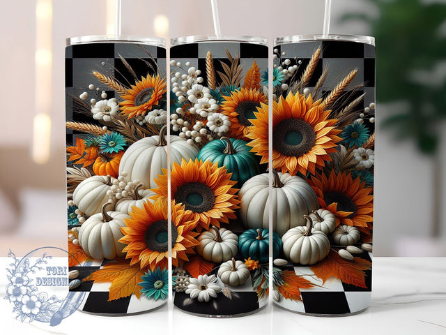 Pumpkin Country Rustic Fall Tumbler, Fall Rustic Wrap, 20oz Sublimation Design, Autumn Harvest Tumbler, Farmhouse Pumpkin Drinkware, Country Style Wrap, Seasonal Fall Design Sublimation ToriDesigns 