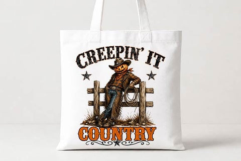 Pumpkin Cowboy Halloween PNG, Western Sublimation Design SVG BillahCrafts 