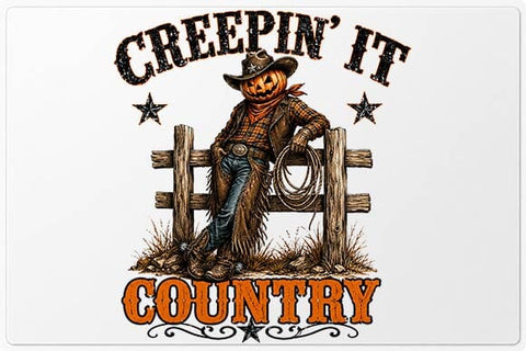 Pumpkin Cowboy Halloween PNG, Western Sublimation Design SVG BillahCrafts 