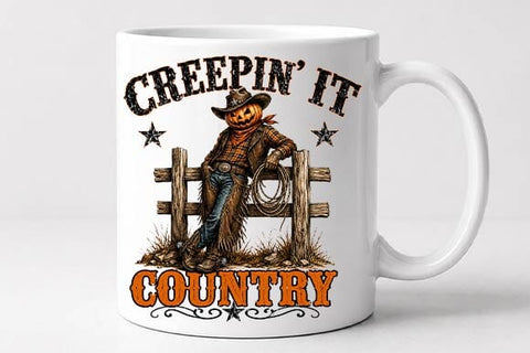 Pumpkin Cowboy Halloween PNG, Western Sublimation Design SVG BillahCrafts 