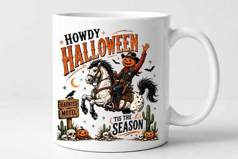 Pumpkin Cowboy PNG Howdy Halloween Digital Download SVG BillahCrafts 