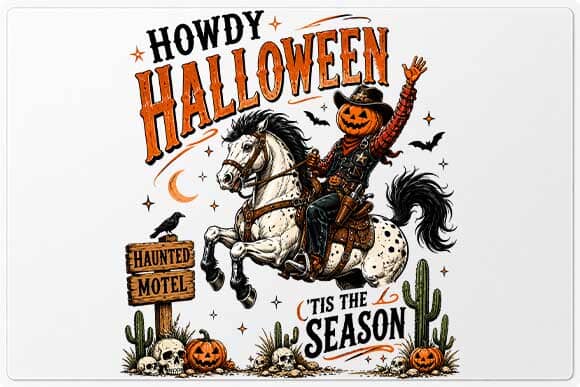 Pumpkin Cowboy PNG Howdy Halloween Digital Download SVG BillahCrafts 