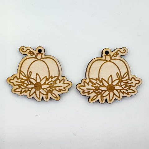 Pumpkin Dangle Earring Bundle Laser SVG File SVG Crafting With Brenna 