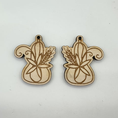 Pumpkin Dangle Earring Bundle Laser SVG File SVG Crafting With Brenna 