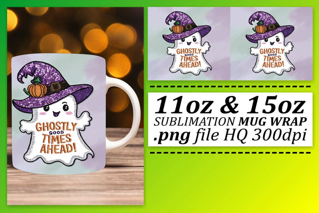 Pumpkin Design Wrap for 11oz/15oz Fall Halloween Mug Sublimation afrosvg 