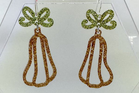 Pumpkin Earrings Laser SVG Bundle SVG Crafting With Brenna 