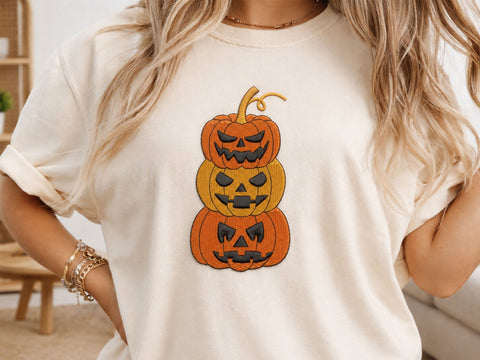 Pumpkin Embroidery Design, Autumn Embroidery Design, Halloween Pumpkin Embroidery Design Embroidery/Applique DESIGNS DesignDestine 