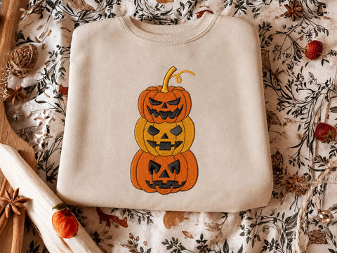 Pumpkin Embroidery Design, Autumn Embroidery Design, Halloween Pumpkin Embroidery Design Embroidery/Applique DESIGNS DesignDestine 