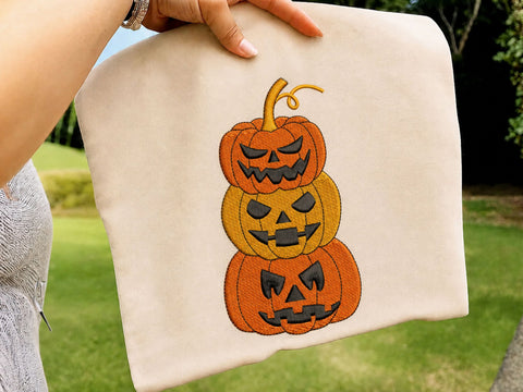 Pumpkin Embroidery Design, Autumn Embroidery Design, Halloween Pumpkin Embroidery Design Embroidery/Applique DESIGNS DesignDestine 