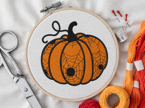 Pumpkin Embroidery Design Halloween Machine Embroidery File Embroidery/Applique DESIGNS DesignDestine 