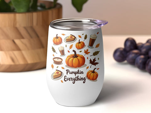 Pumpkin Everything Fall Sublimation PNG Sublimation Luvleigh Digitals 
