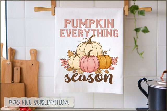 Pumpkin everything season Towel PNG Sublimation Shetara Begum 