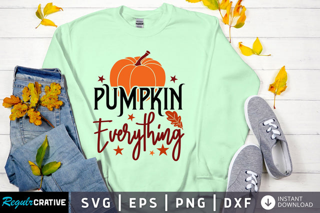 Pumpkin everything svg design SVG Regulrcrative 