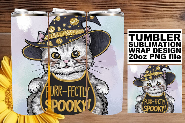 Pumpkin Fall Halloween Tumbler Wrap 20oz Sublimation Design Sublimation afrosvg 