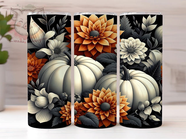 Pumpkin Fall Tumbler, Country Fall PNG, Autumn Drinkware, Fall Sublimation Design, Harvest Tumbler Wrap, Rustic Fall Decor, Seasonal Tumbler Gift Sublimation Lara' s Designs 