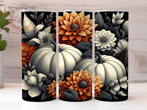 Pumpkin Fall Tumbler, Country Fall PNG, Autumn Drinkware, Fall Sublimation Design, Harvest Tumbler Wrap, Rustic Fall Decor, Seasonal Tumbler Gift Sublimation Lara' s Designs 