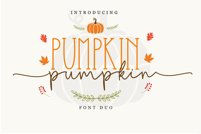 pumpkin Font Chamsae Studio 