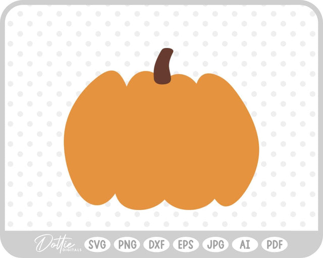 Pumpkin Halloween Autumn Fall SVG DottieDigitals 
