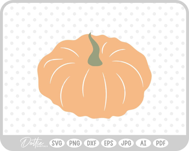 Pumpkin Halloween Autumn Fall SVG DottieDigitals 