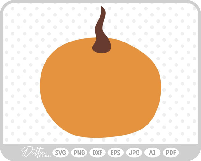 Pumpkin Halloween Autumn Fall SVG DottieDigitals 