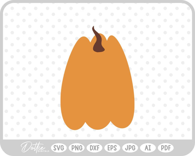 Pumpkin Halloween Autumn Fall SVG DottieDigitals 