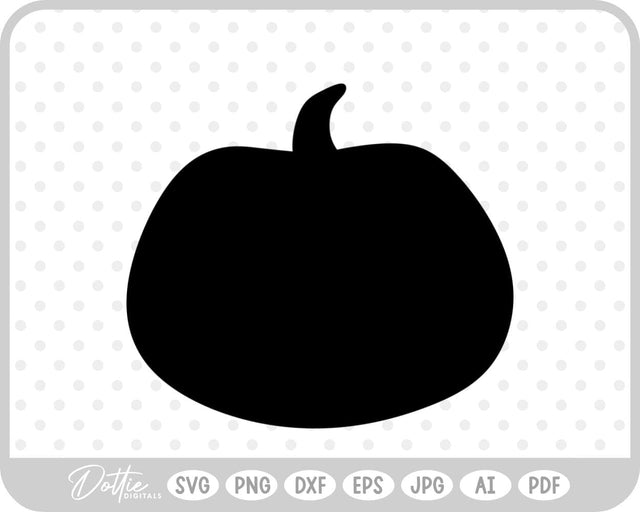 Pumpkin Halloween Autumn Fall SVG DottieDigitals 