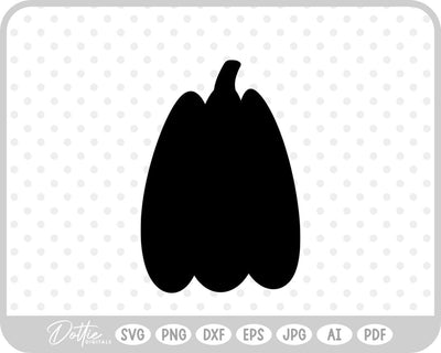 Pumpkin Halloween Autumn Fall SVG DottieDigitals 
