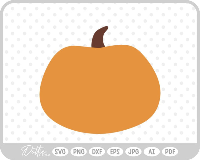 Pumpkin Halloween Autumn Fall SVG DottieDigitals 