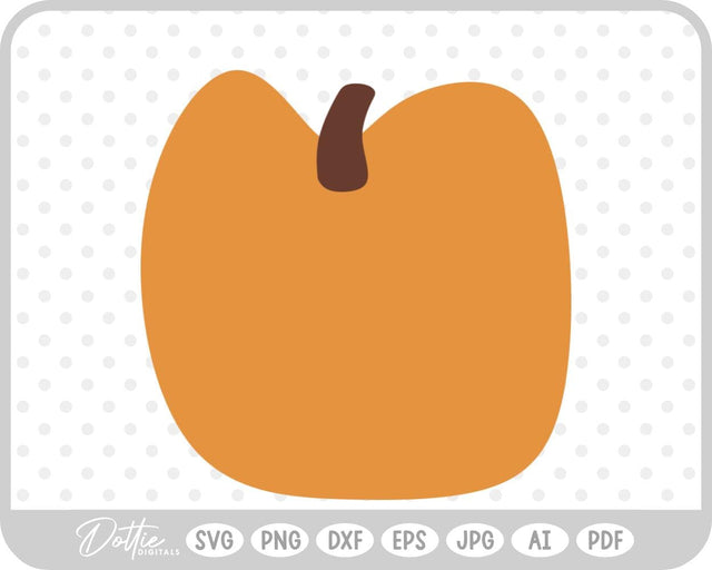 Pumpkin Halloween Autumn Fall SVG DottieDigitals 