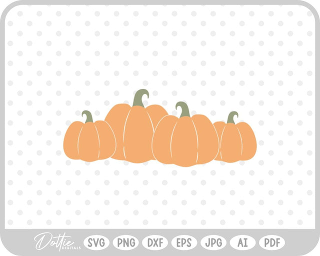 Pumpkin Halloween Autumn Fall SVG DottieDigitals 