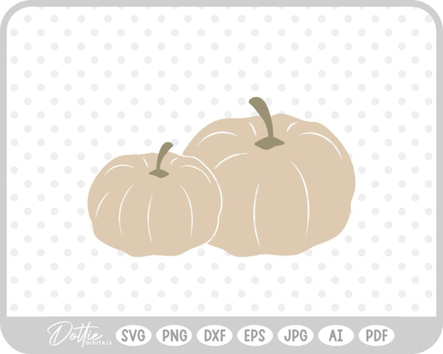Pumpkin Halloween Autumn Fall SVG DottieDigitals 