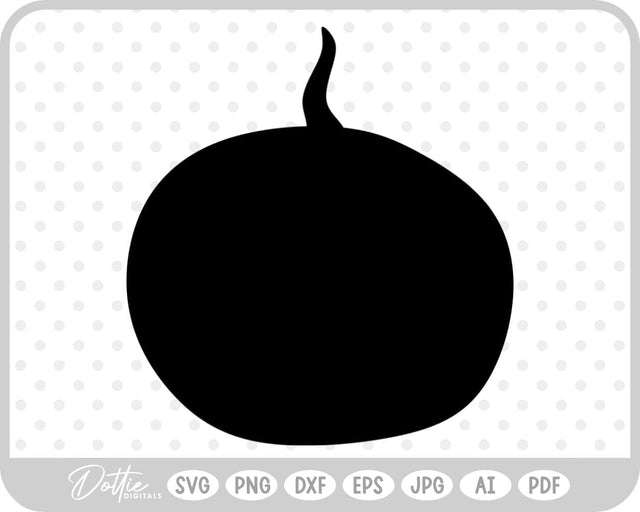 Pumpkin Halloween Autumn Fall SVG DottieDigitals 