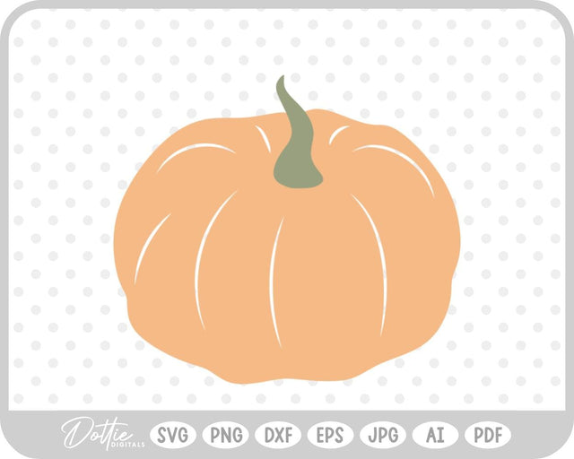 Pumpkin Halloween Autumn Fall SVG DottieDigitals 