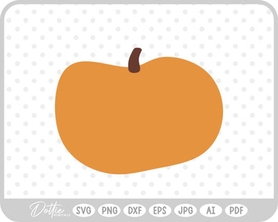 Pumpkin Halloween Autumn Fall SVG DottieDigitals 