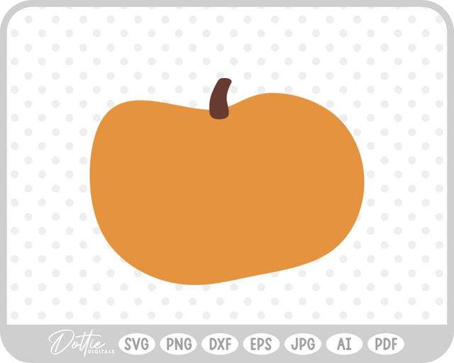 Pumpkin Halloween Autumn Fall SVG DottieDigitals 