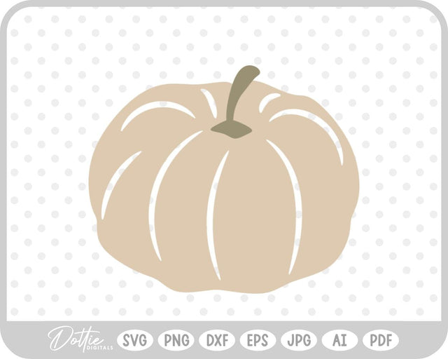 Pumpkin Halloween Autumn Fall SVG DottieDigitals 