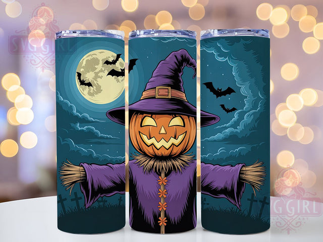 Pumpkin Head Jack O’Lantern Halloween Tumbler, Halloween Cup Wrap, Spooky 20oz Drinkware, Jack O’Lantern Design, Autumn Pumpkin Tumbler, Halloween Sublimation Wrap, Creepy Pumpkin Art Sublimation SvggirlplusArt 