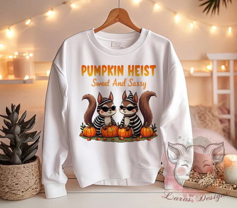Pumpkin Heist, Halloween, PNG Files, Sublimation Designs, Fall Decor, Spooky Season, Trick Or Treat, Autumn Crafts Sublimation Lara' s Designs 