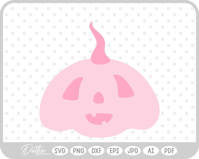 Pumpkin Jack o Lantern Halloween SVG DottieDigitals 