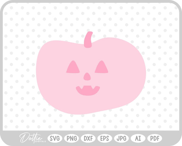 Pumpkin Jack o Lantern Halloween SVG DottieDigitals 