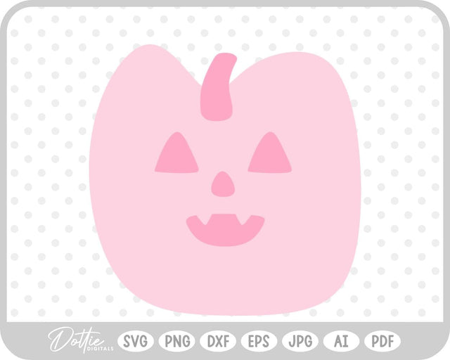 Pumpkin Jack o Lantern Halloween SVG DottieDigitals 
