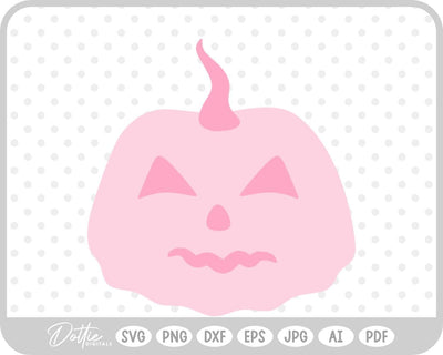 Pumpkin Jack o Lantern Halloween SVG DottieDigitals 
