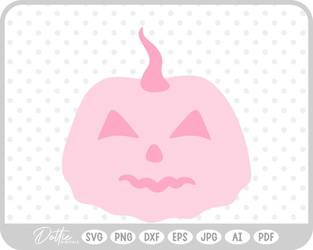 Pumpkin Jack o Lantern Halloween SVG DottieDigitals 