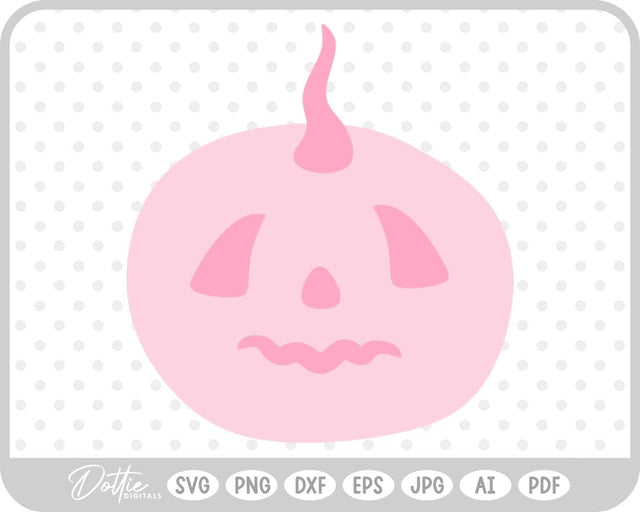 Pumpkin Jack o Lantern Halloween SVG DottieDigitals 
