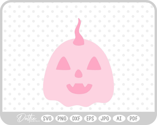 Pumpkin Jack o Lantern Halloween SVG DottieDigitals 