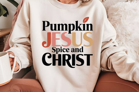 Pumpkin Jesus Spice And Christ SVG Angelina750 