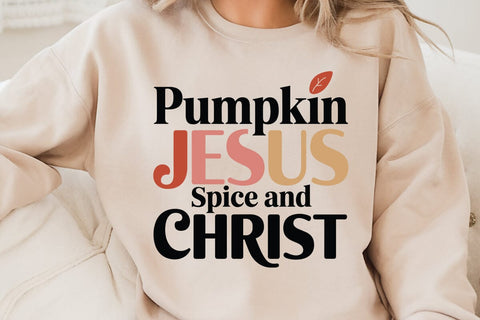 Pumpkin Jesus Spice And Christ SVG Angelina750 