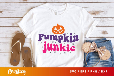 Pumpkin junkie SVG Design SVG Designangry 