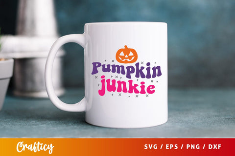 Pumpkin junkie SVG Design SVG Designangry 